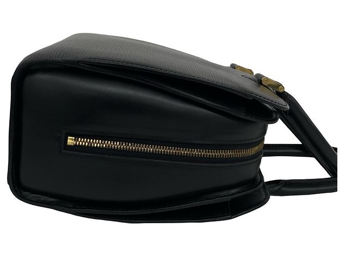 Borsa Louis Vuitton Vintage Pont Neuf in pelle Epi Nero - vista 6