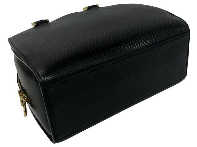 Borsa Louis Vuitton Vintage Pont Neuf in pelle Epi Nero - vista 7
