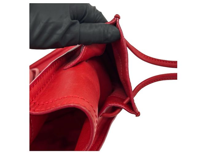 Loewe Rote Studded Logo Tote Bag - Ansicht 10