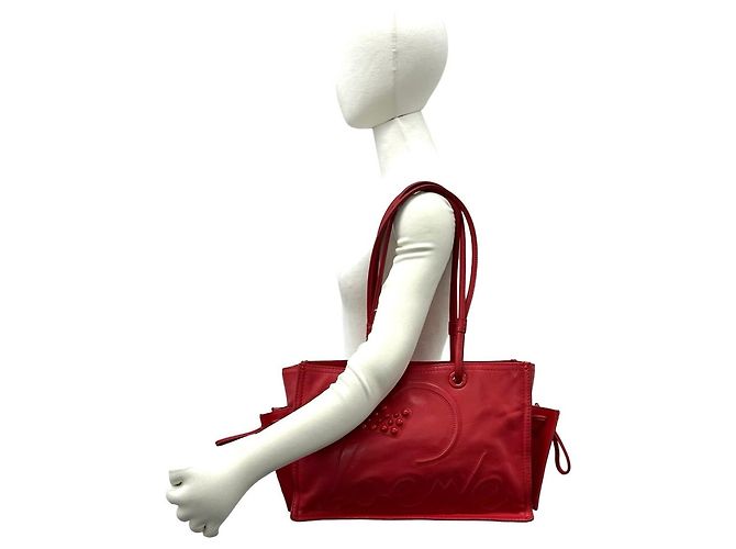 Loewe Rote Studded Logo Tote Bag - Ansicht 2