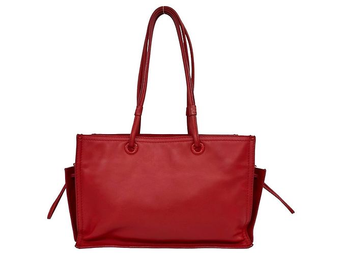 Loewe Rote Studded Logo Tote Bag - Ansicht 3