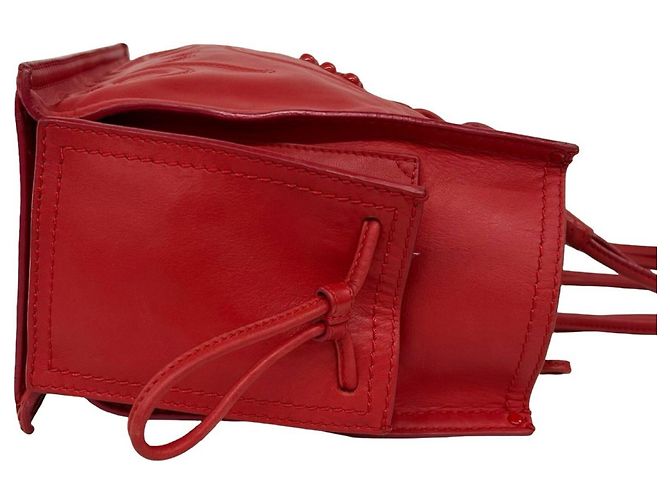 Loewe Rote Studded Logo Tote Bag - Ansicht 6