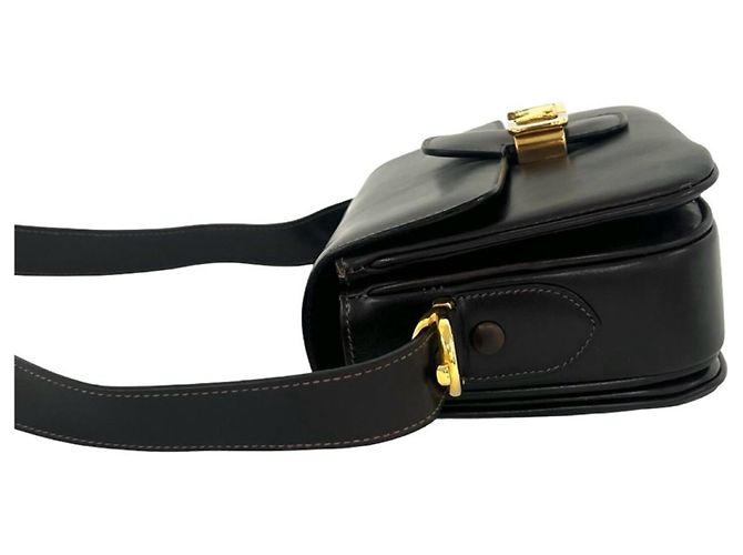 Céline CELINE Vintage Leder Semi-One-Shoulder Tasche Braun - Ansicht 5