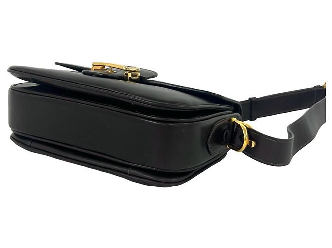 Céline CELINE Vintage Leder Semi-One-Shoulder Tasche Braun - Ansicht 8