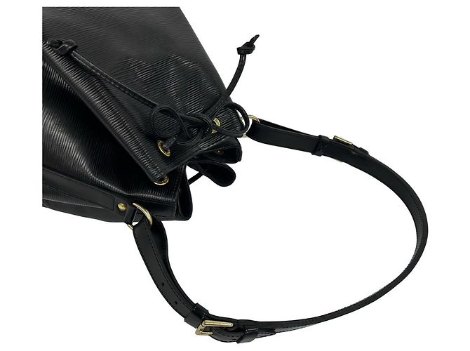 Noe Borsa a tracolla Louis Vuitton Vintage Noé in pelle Epi Nero - vista 4