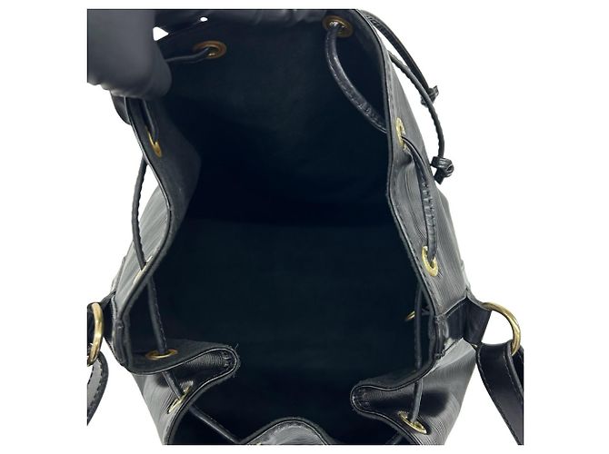 Noe Borsa a tracolla Louis Vuitton Vintage Noé in pelle Epi Nero - vista 9