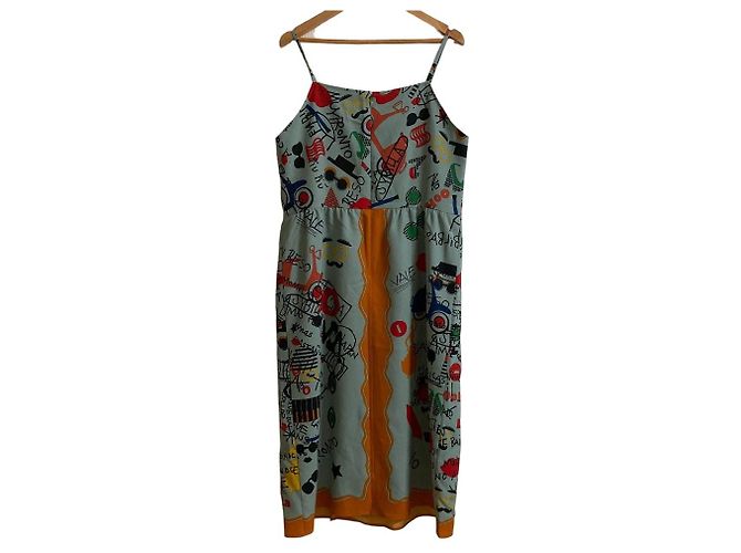 Autre Marque Jocomomola Camisole-Kleid Grün - Ansicht 2