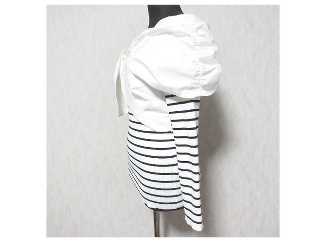 Autre Marque Apuweiser-riche Twist Ribbon Neck Knit Blanco - vista 3