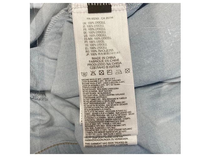 Autre Marque DIESEL Kleid Blau Hellblau - Ansicht 5
