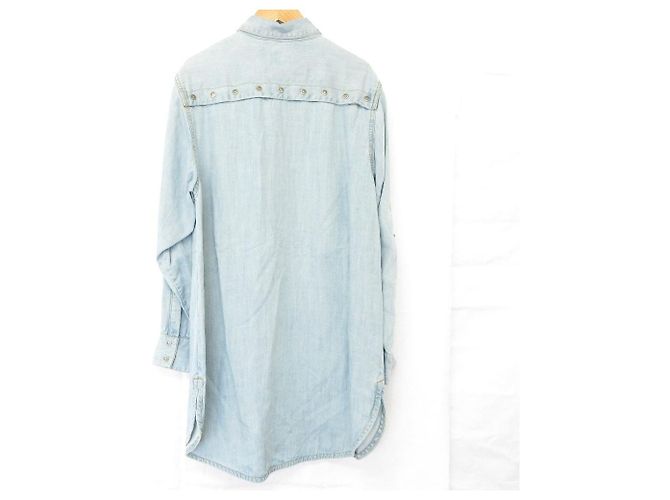 Autre Marque Diesel Denim Kleid Blau Hellblau - Ansicht 2