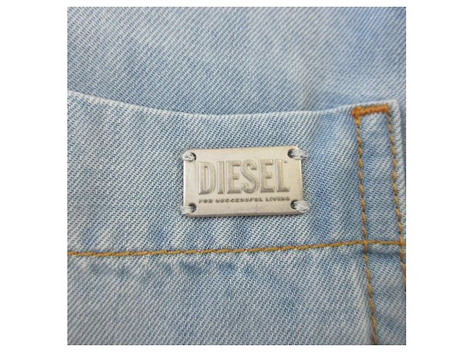 Autre Marque Diesel Denim Kleid Blau Hellblau - Ansicht 8