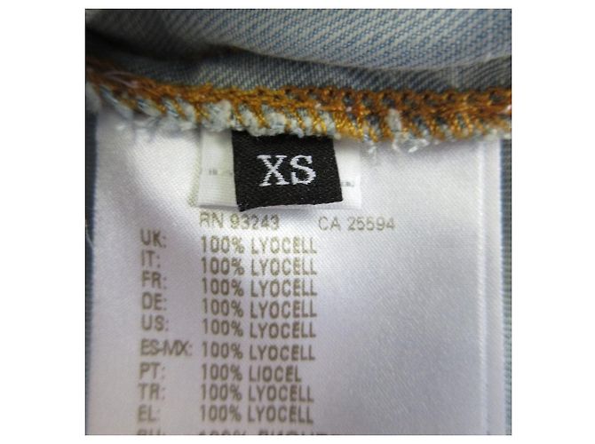 Autre Marque Diesel Denim Kleid Blau Hellblau - Ansicht 9
