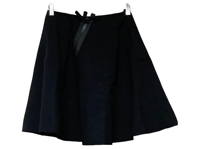 Autre Marque Minigonna Diesel con design a zip Nero - vista 2