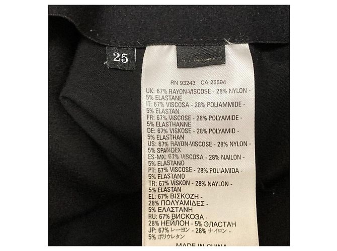 Autre Marque Minigonna Diesel con design a zip Nero - vista 4