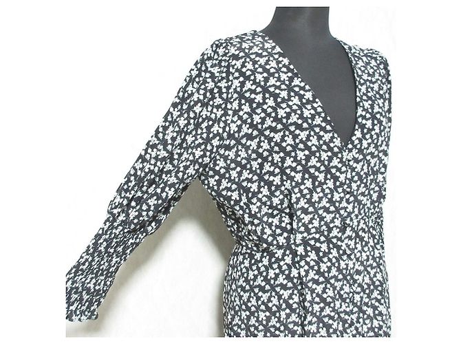 Autre Marque ETRE TOKYO Small Flower Dress Negro - vista 4