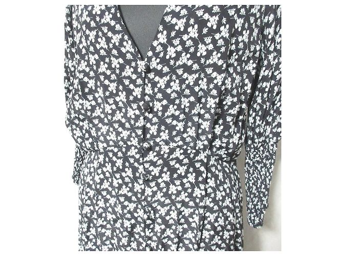 Autre Marque ETRE TOKYO Small Flower Dress Negro - vista 5