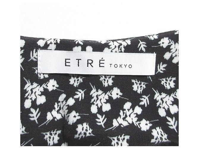 Autre Marque ETRE TOKYO Small Flower Dress Negro - vista 7