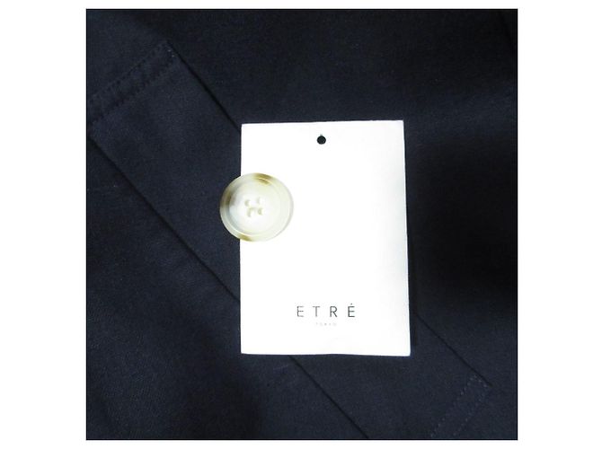 Autre Marque ETRE TOKYO Gabardina larga con doble botonadura Azul - vista 11