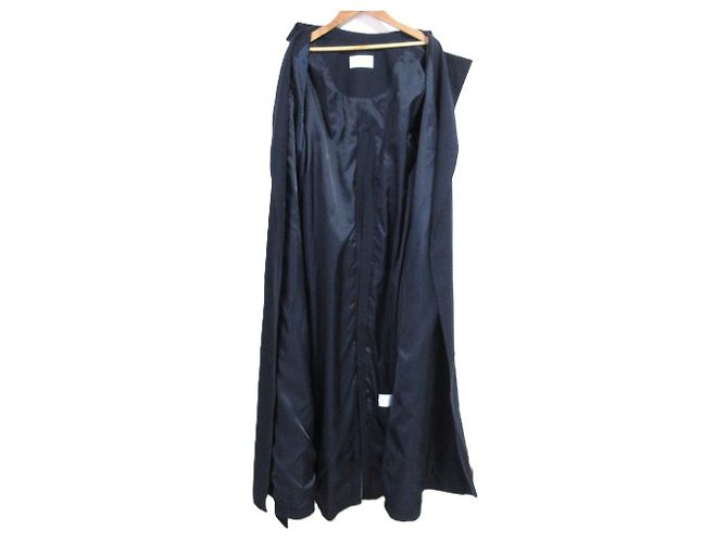 Autre Marque ETRE TOKYO Gabardina larga con doble botonadura Azul - vista 4