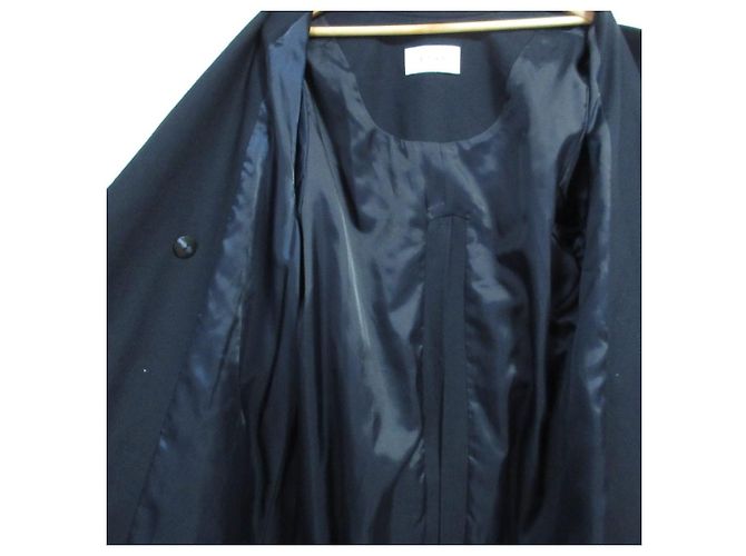 Autre Marque ETRE TOKYO Gabardina larga con doble botonadura Azul - vista 5