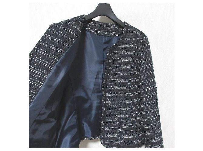 Autre Marque Espechic Tweed 2way Set Up Negro Azul Azul marino - vista 5