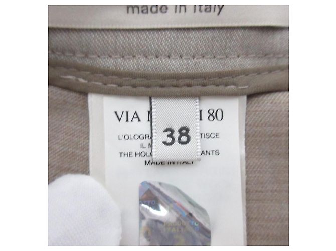 Autre Marque VIA MASINI 80 Falda larga recta Castaño - vista 10