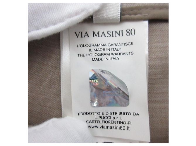 Autre Marque VIA MASINI 80 Falda larga recta Castaño - vista 11