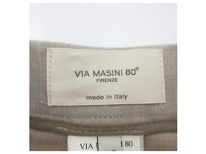 Autre Marque VIA MASINI 80 Falda larga recta Castaño - vista 9