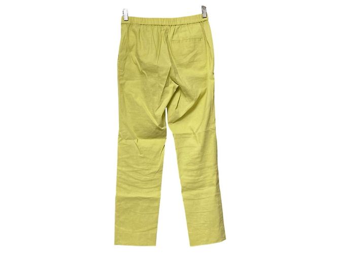 Theory ECO CRUNCH WASH TREECA PULL ON GZ Leinenhose Gelb - Ansicht 2