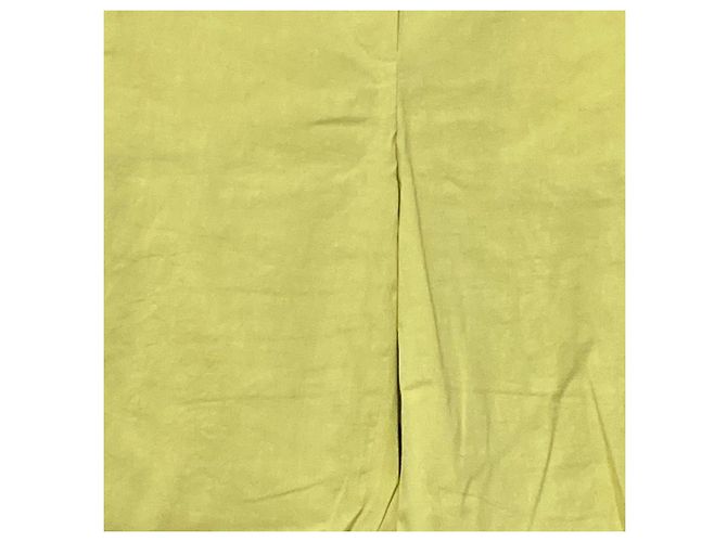 Theory ECO CRUNCH WASH TREECA PULL ON GZ Leinenhose Gelb - Ansicht 3