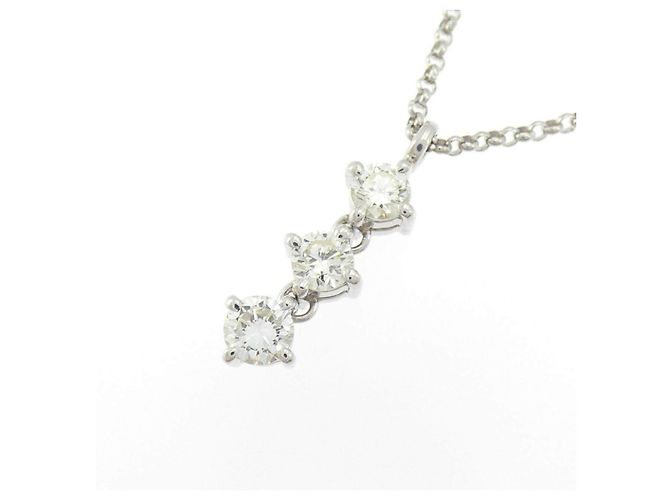 Autre Marque Collana di diamanti PT900 PT850 Argento - vista 3