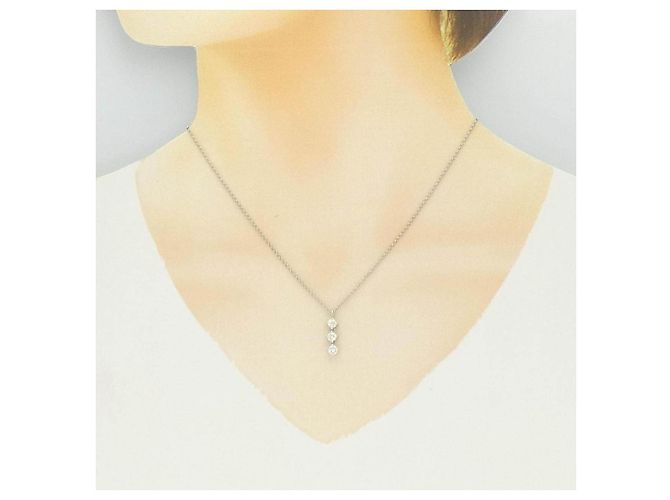 Autre Marque Collana di diamanti PT900 PT850 Argento - vista 6