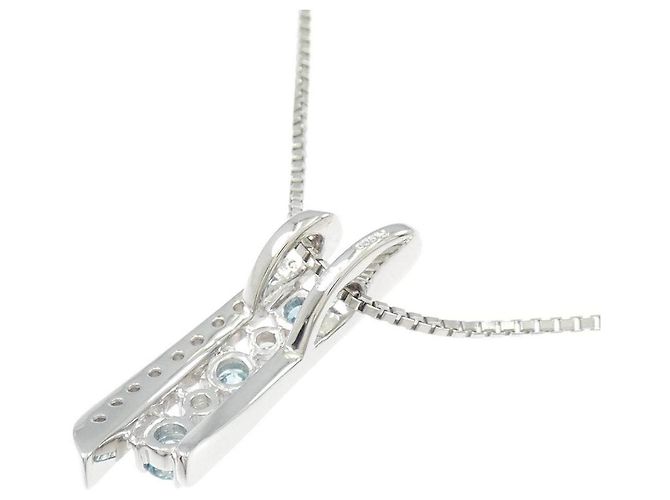 Autre Marque Collar de diamantes Pt900 Pt850 Plata - vista 4