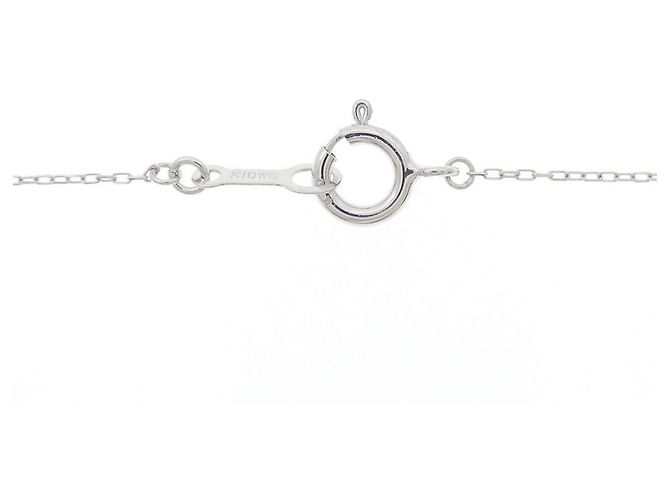 Autre Marque Collana in oro bianco K10 e diamanti Argento - vista 5