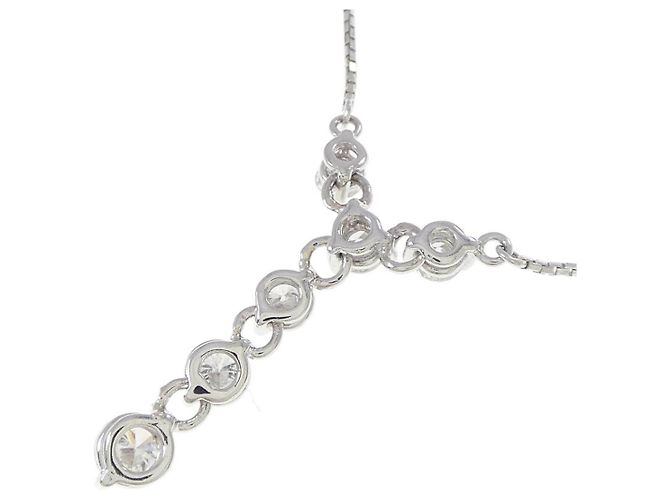 Autre Marque Collana in Pt850 e diamanti Argento - vista 4