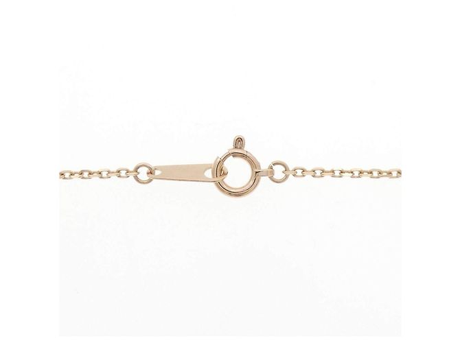 Autre Marque Collana K10 Pink Gold Diamante Rosa - vista 5