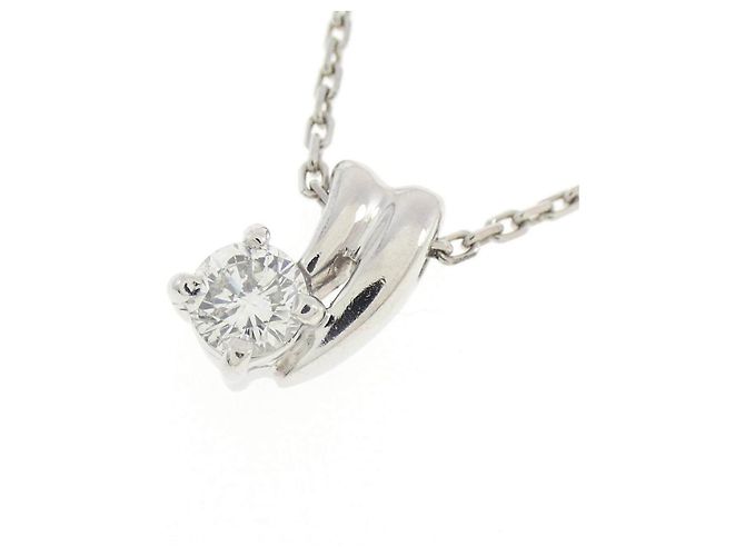 Autre Marque Collana in Pt850 con diamanti Argento - vista 3