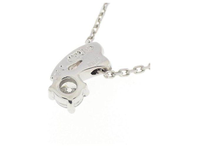 Autre Marque Collana in Pt850 con diamanti Argento - vista 4