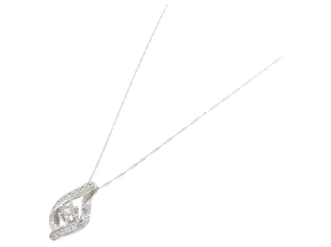 Autre Marque Collana di diamanti Pt900 Pt850 Argento - vista 2