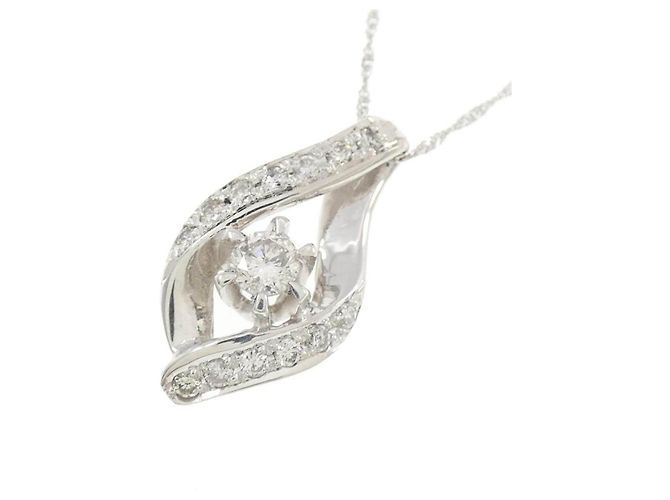 Autre Marque Collana di diamanti Pt900 Pt850 Argento - vista 3