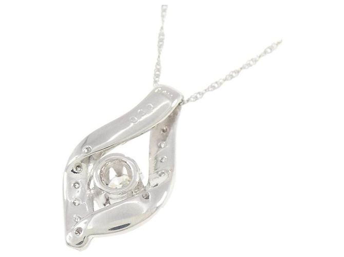 Autre Marque Collana di diamanti Pt900 Pt850 Argento - vista 4