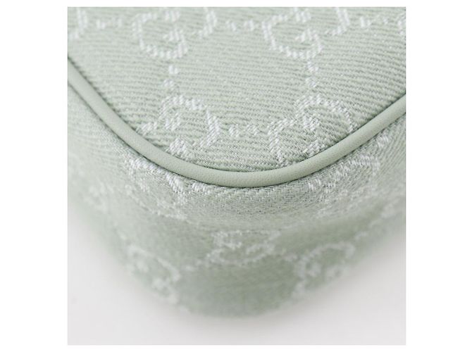 Borsa a tracolla Gucci Ophidia GG Canvas Verde - vista 4
