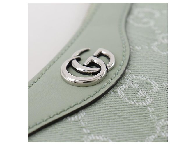 Borsa a tracolla Gucci Ophidia GG Canvas Verde - vista 6