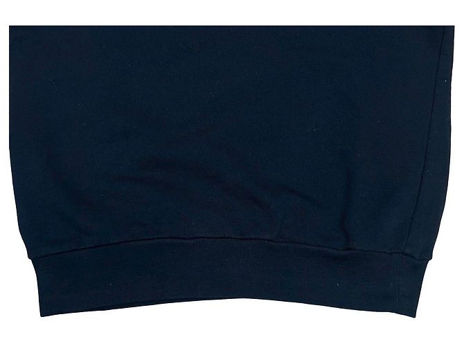 Sudadera de algodón y modacrílica Dries Van Noten Castaño Azul marino - vista 4