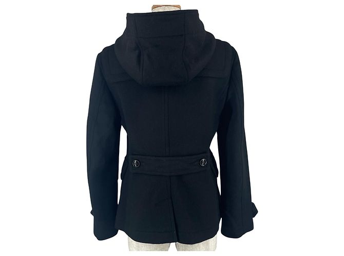 Abrigo Duffel Burberry de lana Negro - vista 3