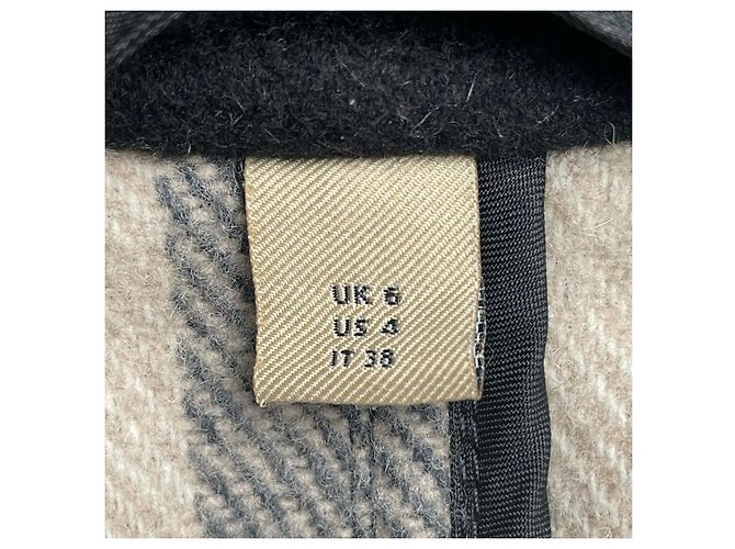 Abrigo Duffel Burberry de lana Negro - vista 9