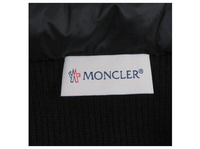 Cárdigan de lana y plumón Moncler Negro - vista 7