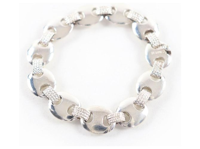 Bracciale rigido Hermès Shrouis in argento - vista 2