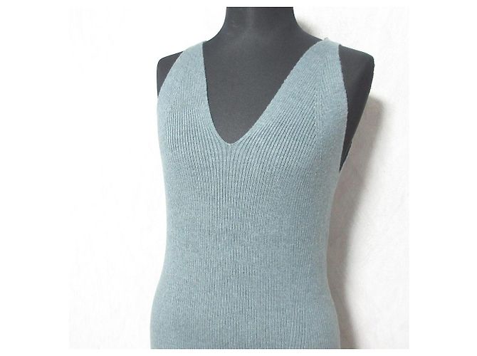 Autre Marque Cislys Strickkleid Grün - Ansicht 4