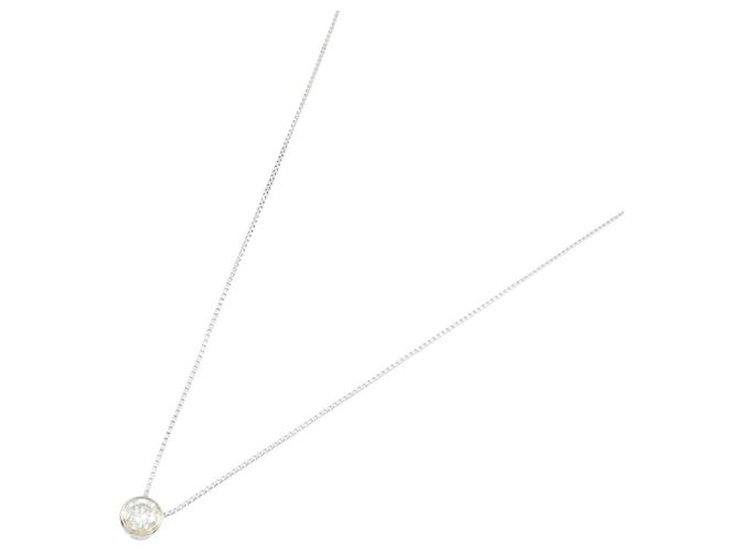 Autre Marque Collana di diamanti Pt900 K18YG Pt850 Argento - vista 2